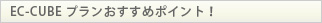 EC-CUBEプランおすすめポイント